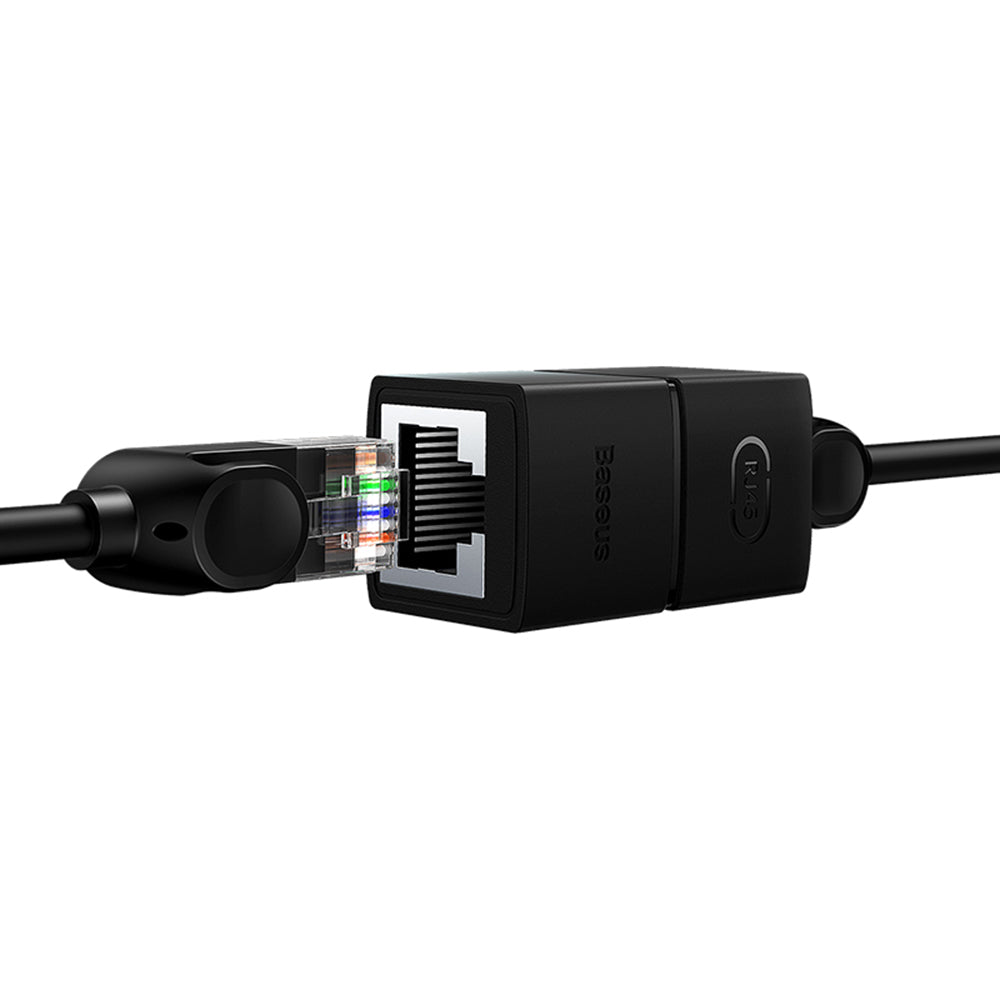 Adaptér siete Baseus, RJ45 - RJ45, Čierny B00131100111-01