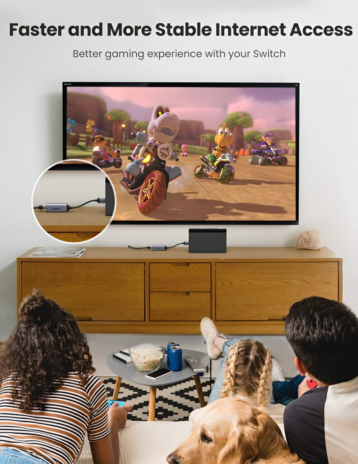 Sieťová karta UGREEN CM209, RJ45, USB, Sivá