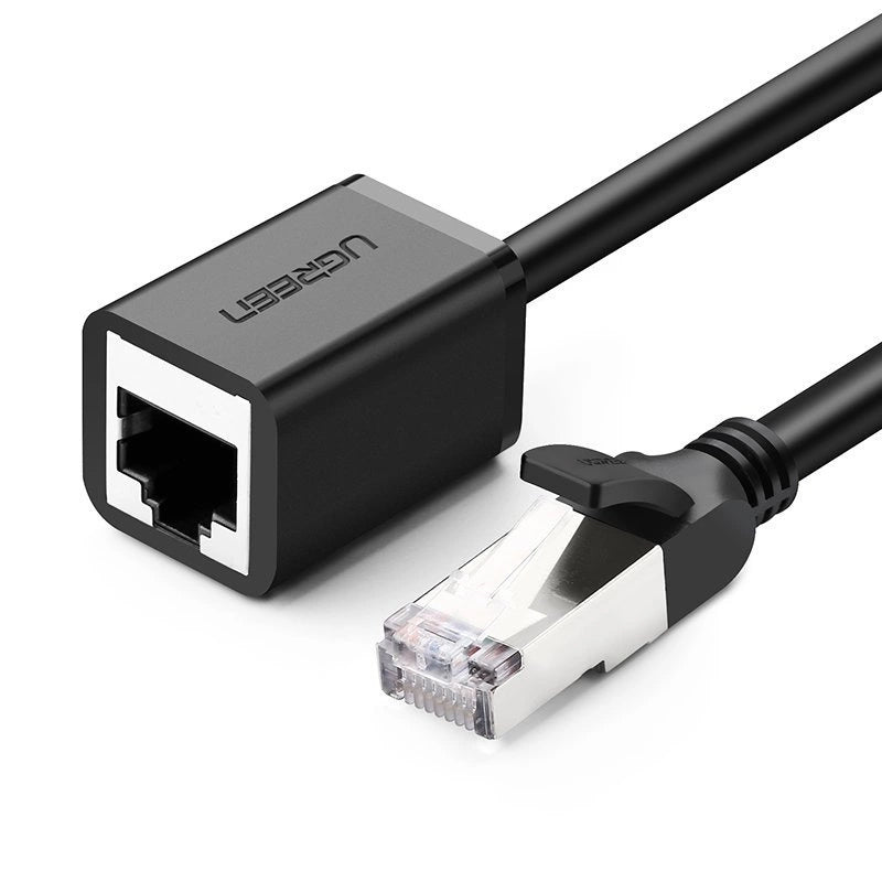 Predlžovací sieťový kábel UGREEN NW112, RJ45 - RJ45, 1m, čierny