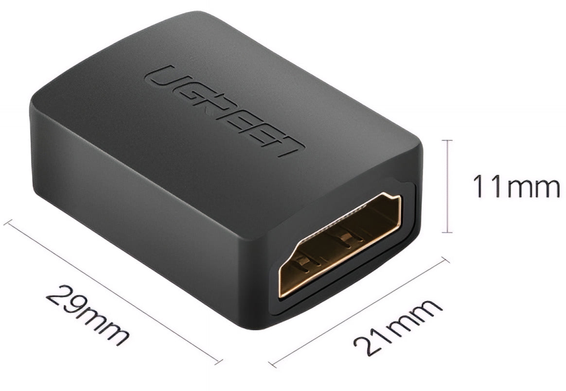 Video adaptér UGREEN HD112, HDMI - HDMI, 4K, Čierny