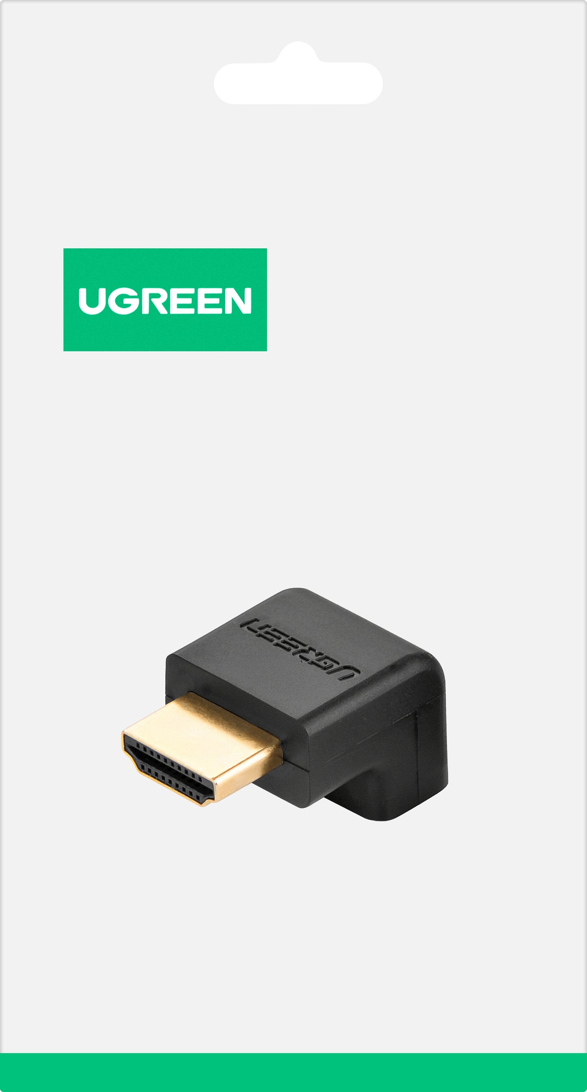 Video adaptér UGREEN HD112 Down Angle, HDMI - HDMI, 4K, Čierny