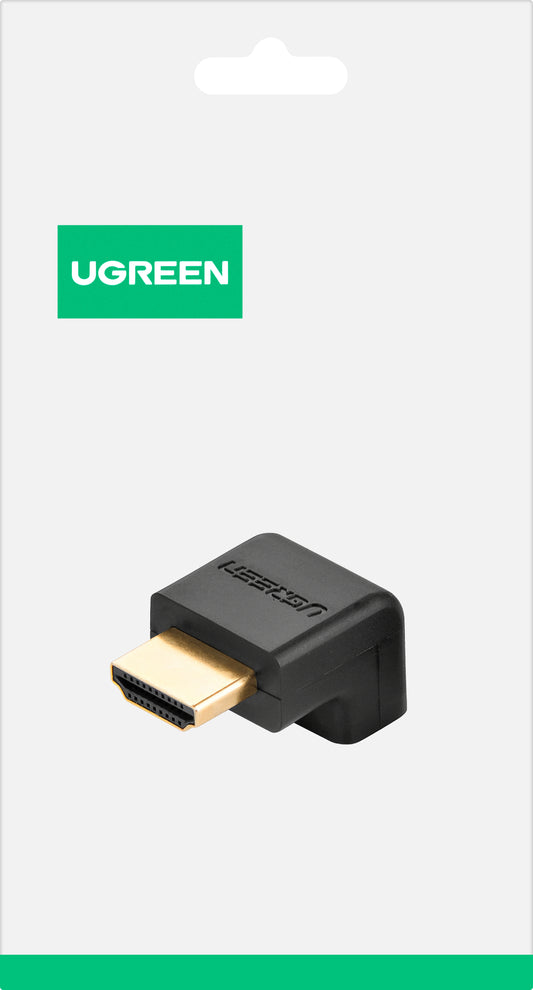 Video adaptér UGREEN HD112 Down Angle, HDMI - HDMI, 4K, Čierny