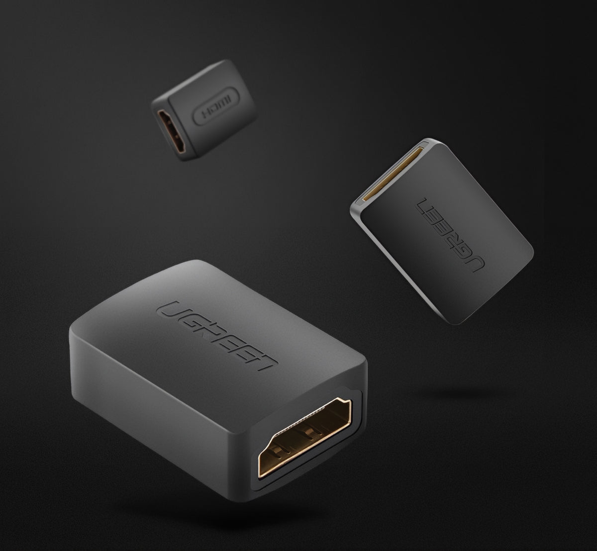 Video adaptér UGREEN HD112, HDMI - HDMI, 4K, Čierny