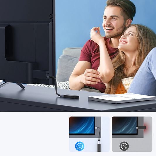 Video adaptér UGREEN HD165, HDMI - HDMI, 8K, Sivý