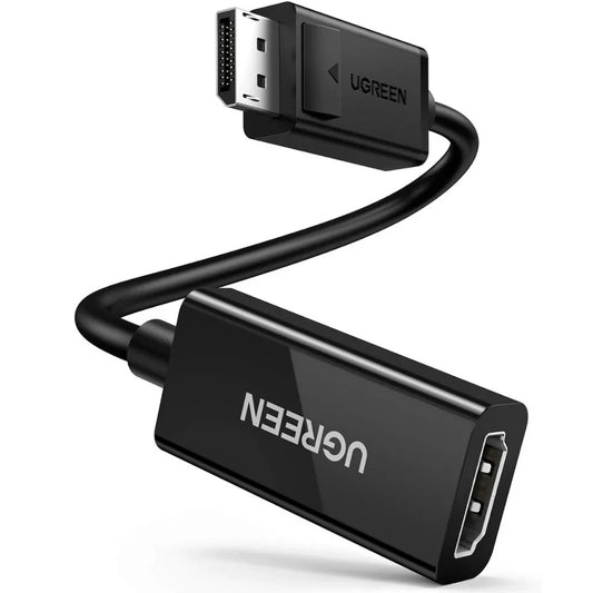 Videoadaptér UGREEN MM137, DisplayPort - HDMI, 4K, čierny