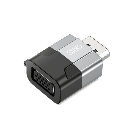 Videoadaptér XO Design GB016, DisplayPort - VGA, sivý
