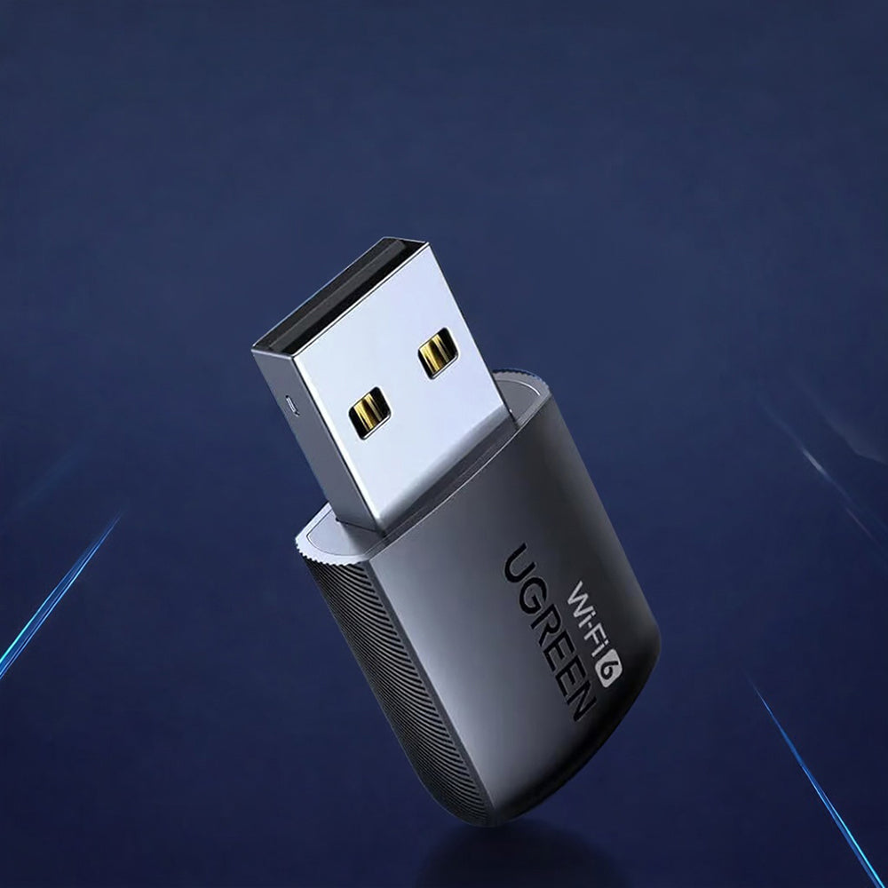 Adaptér Wireless UGREEN CM762 (35264), Dual Band, Wi-Fi 6, 600Mbps, Čierny