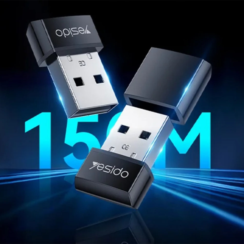 Yesido WP10 Wireless Adapter, 150Mbps, Black