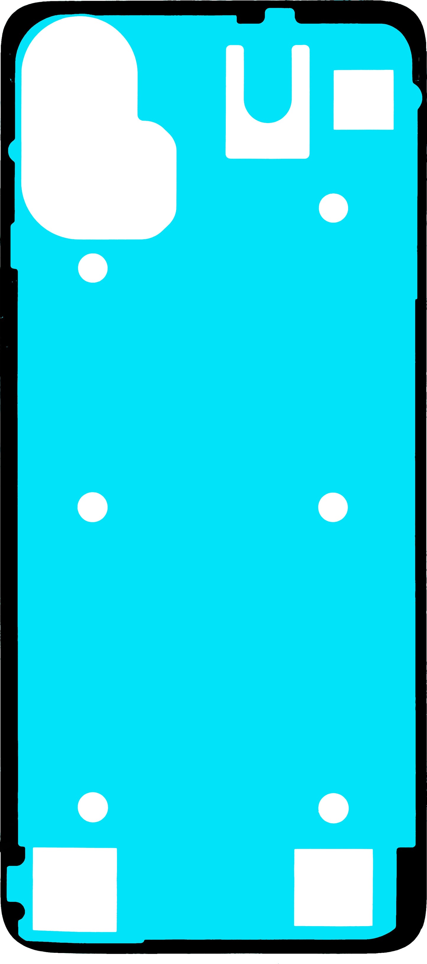 Motorola Moto G34 Battery Cover Adhesive, Service Pack 5D78C23682