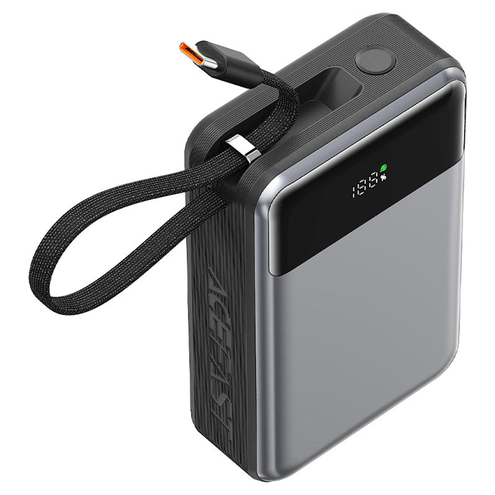 Externá batéria Acefast M21, 20000mAh, 65W, QC + PD, 1 x USB-A - 2 x USB-C, Čierna