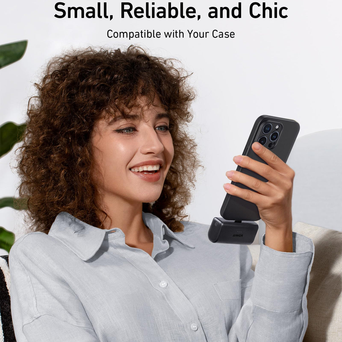 Externá batéria Anker Nano, 5000mAh, 22.5W, PD, 2 x USB-C, Čierna A1653H11