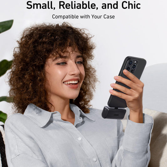 Externá batéria Anker Nano, 5000mAh, 22.5W, PD, 2 x USB-C, Čierna A1653H11
