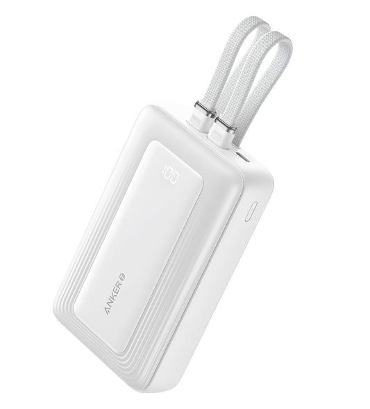 Externá batéria Anker PowerCore, 20000mAh, 30W, QC + PD, 1 x Lightning - 1 x USB-A - 2 x USB-C, Biela A1681H21