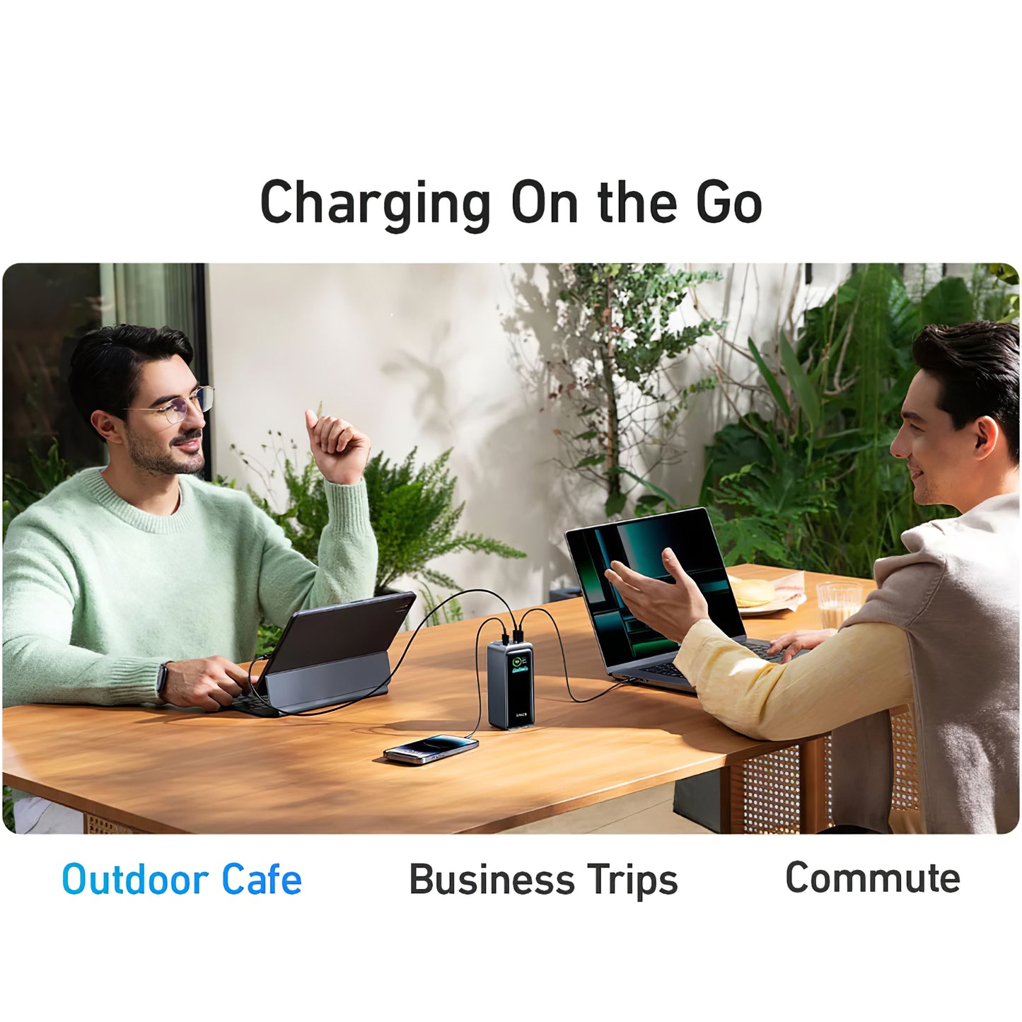 Externá batéria Anker Prime, 20000 mAh, 200 W, QC + PD, 1 x USB-A - 2 x USB-C, čierna A1336011