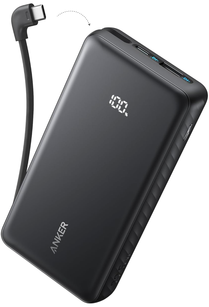 Externá batéria Anker Zolo, 10000mAh, 22.5W, QC + PD, 1 x USB-A - 2 x USB-C, Čierna A110DH11
