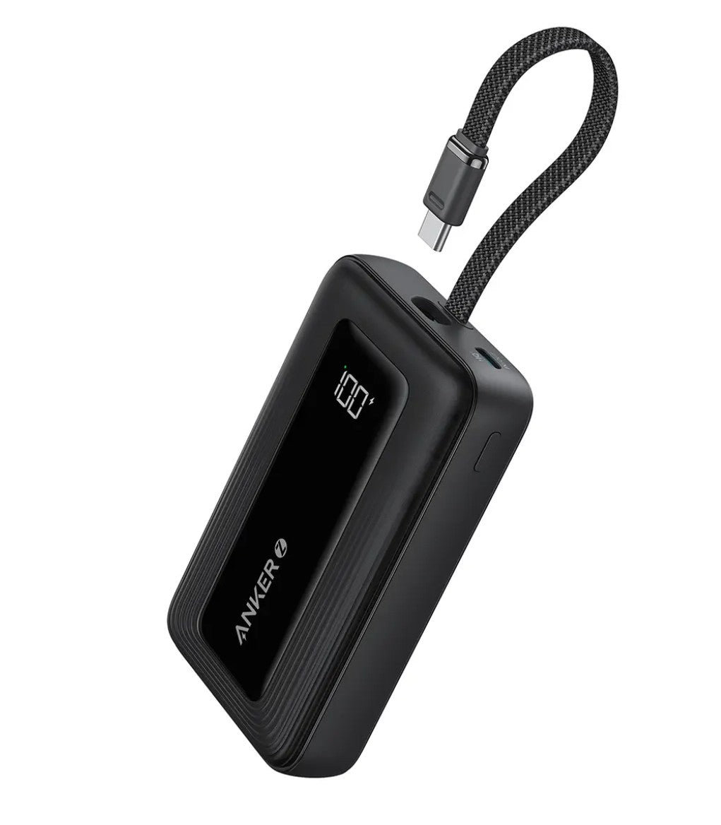Externá batéria Anker Zolo, 10000mAh, 30W, QC + PD, 1 x USB-A - 2 x USB-C, Čierna A1688H11
