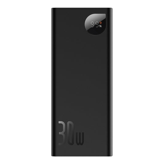 External Battery Baseus Adaman, 20000mAh, 30W, QC + PD, 1 x USB-C - 2 x USB-A, Black PPAD030001 PPAD030001
