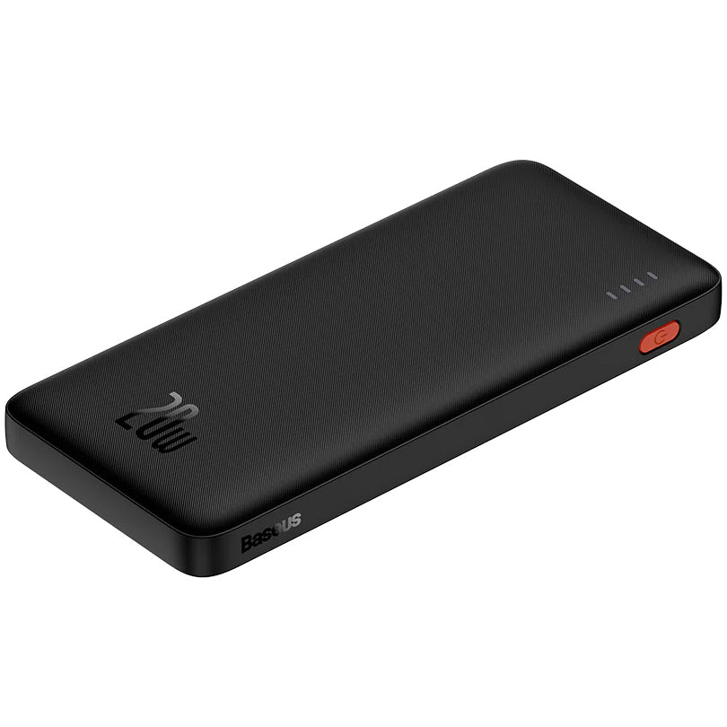 Externá batéria Baseus Airpow, 10000mAh, 20W, QC + PD, 1 x USB-A - 1 x USB-C, Čierna PPQD090001