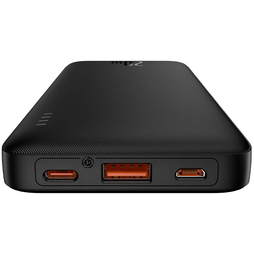 Externá batéria Baseus Airpow, 10000mAh, 20W, QC + PD, 1 x USB-A - 1 x USB-C, Čierna PPQD090001