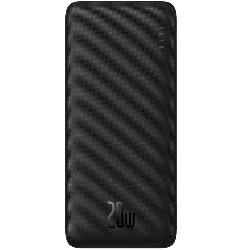 Externá batéria Baseus Airpow, 10000mAh, 20W, QC + PD, 1 x USB-A - 1 x USB-C, Čierna PPQD090001