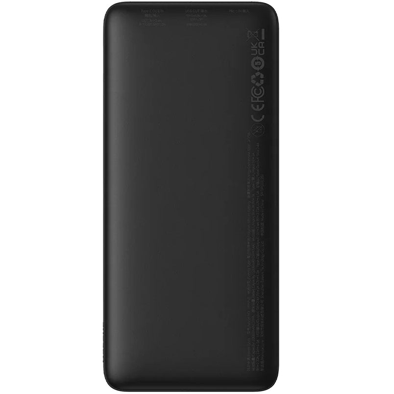Externá batéria Baseus Airpow, 10000mAh, 20W, QC + PD, 1 x USB-A - 1 x USB-C, Čierna PPQD090001