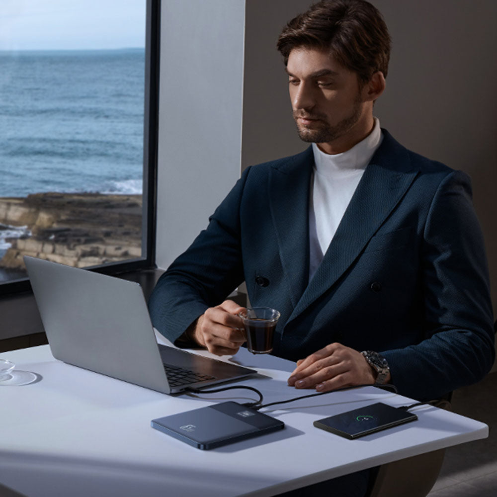Externá batéria Baseus Blade 2, 12000mAh, 65W, PD, 2 x USB-C, Oranžová P10063801733-00