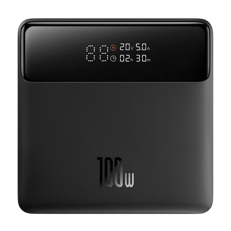 Externá batéria Baseus Blade HD, 20000mAh, 100W, QC + PD, 2 x USB-A - 2 x USB-C, Čierna PPBL000301