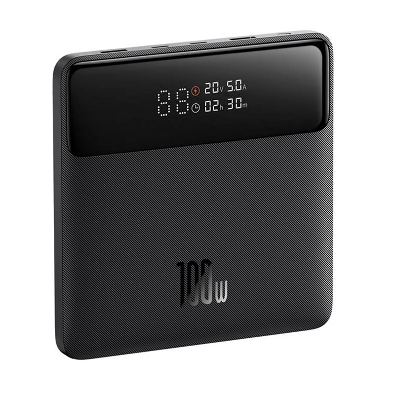 Externá batéria Baseus Blade HD, 20000mAh, 100W, QC + PD, 2 x USB-A - 2 x USB-C, Čierna PPBL000301