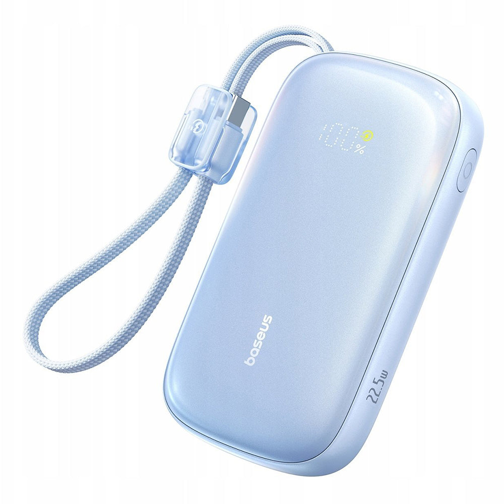 Externá batéria Baseus EnerFill FC21 Qpow 3 Ultra, 10000mAh, 22.5W, QC + PD, 1 x USB-A - 1 x USB-C, Modrá E0027L03