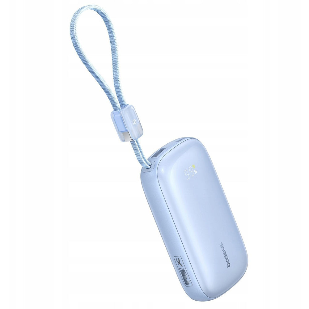 Externá batéria Baseus EnerFill FC21 Qpow 3 Ultra, 10000mAh, 22.5W, QC + PD, 1 x USB-A - 1 x USB-C, Modrá E0027L03