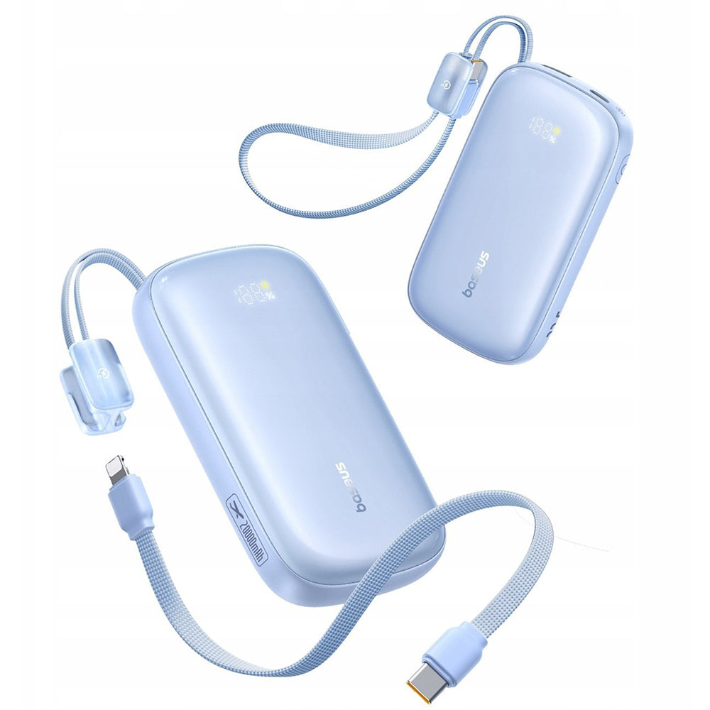 Externá batéria Baseus EnerFill FC21 Qpow 3 Ultra, 10000mAh, 22.5W, QC + PD, 1 x USB-A - 1 x USB-C, Modrá E0027L03