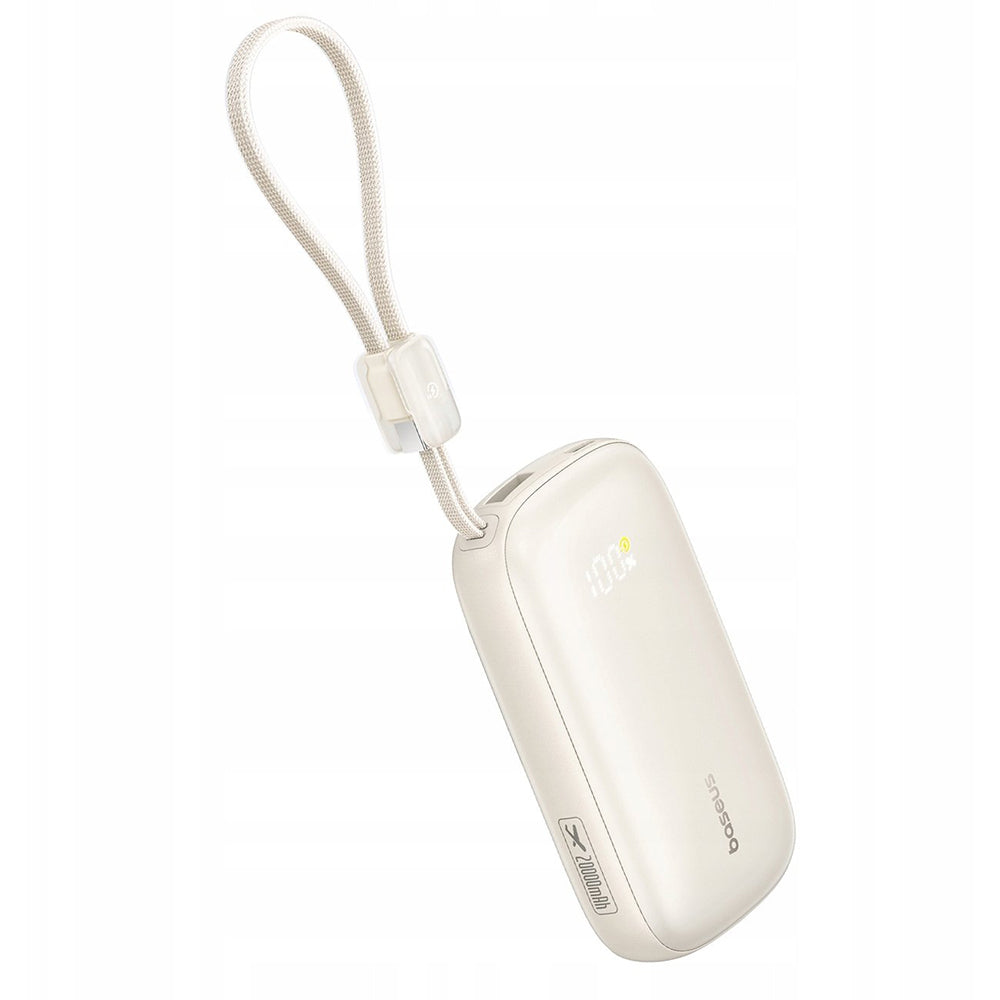 Externá batéria Baseus EnerFill FC21 Qpow 3 Ultra, 10000mAh, 45W, QC + PD, 1 x USB-A - 1 x USB-C, Béžová E0027Q01