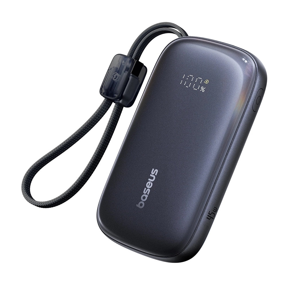 Externá batéria Baseus EnerFill FC21 Qpow 3 Ultra, 10000mAh, 45W, QC + PD, 1 x USB-A - 1 x USB-C, Čierna E0027Q00