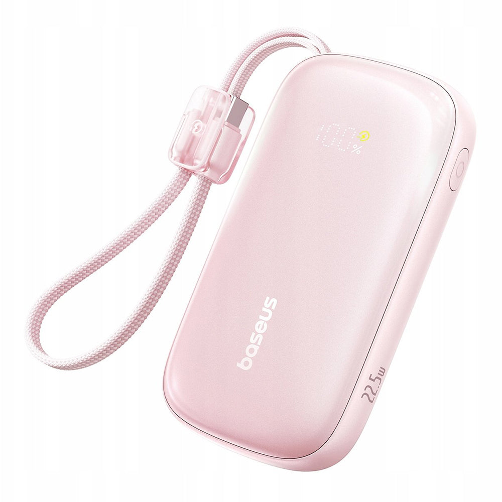 Externá batéria Baseus EnerFill FC21 Qpow 3 Ultra, 20000mAh, 22.5W, QC + PD, 1 x USB-A - 1 x USB-C, Ružová E0027M02