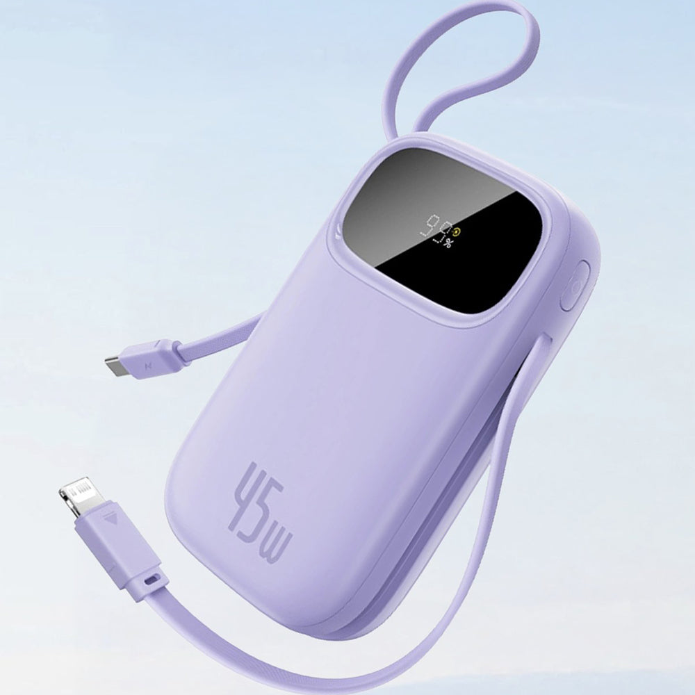 Externá batéria Baseus EnerFill FC31 Qpow 3, 20000mAh, 45W, QC + PD, 1 x Lightning - 1 x USB-A - 2 x USB-C, Modrá E0028D03