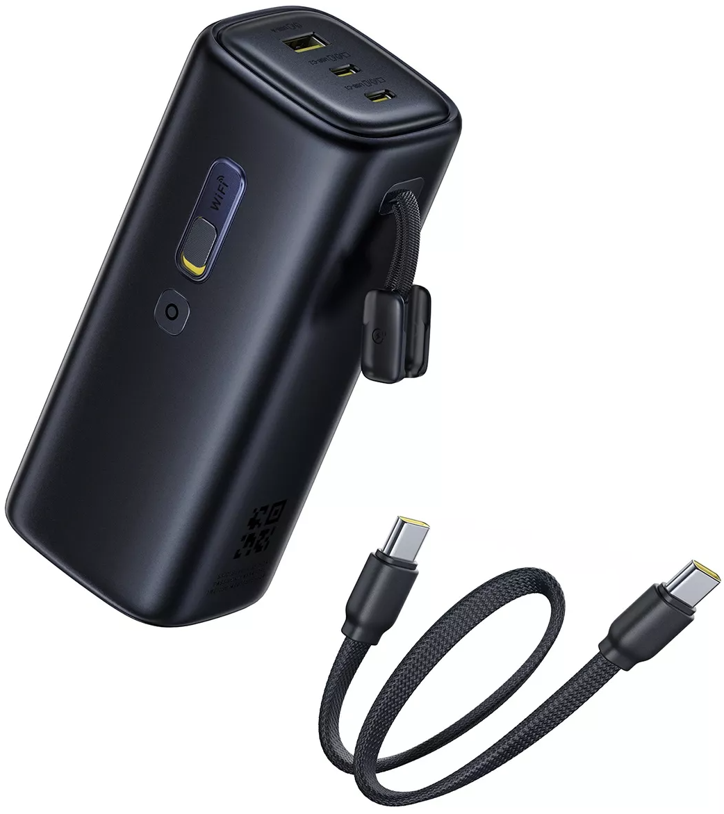 Externá batéria Baseus EnerGeek GX11, 20000mAh, 67W, QC + PD, 1 x USB-A - 2 x USB-C, Čierna E0025701