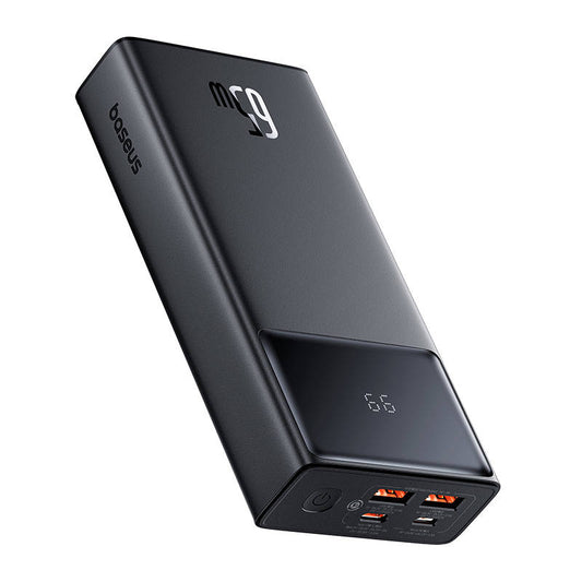 Baseus Star Lord externá batéria, 20000 mAh, 65 W, QC + PD, 1 x USB-C - 2 x USB-A, čierna P1002290906113-00