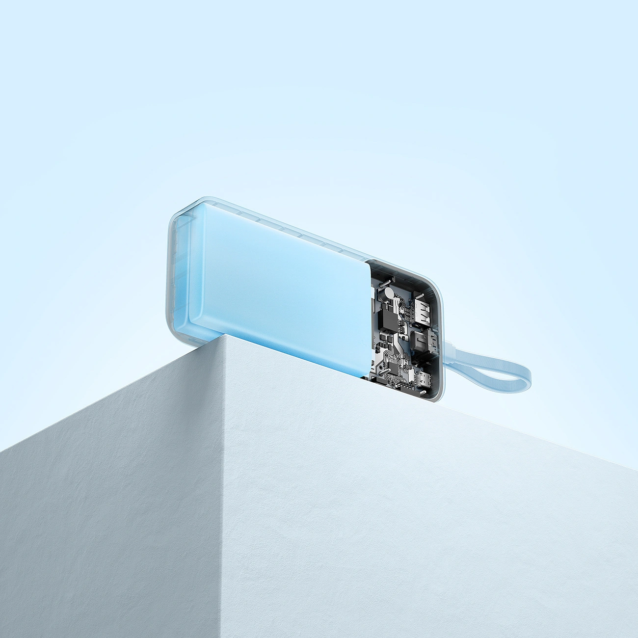 Externá batéria Cuktech LPB200N, 20000mAh, 40W, QC + PD, 1 x USB-A - 2 x USB-C, čierna