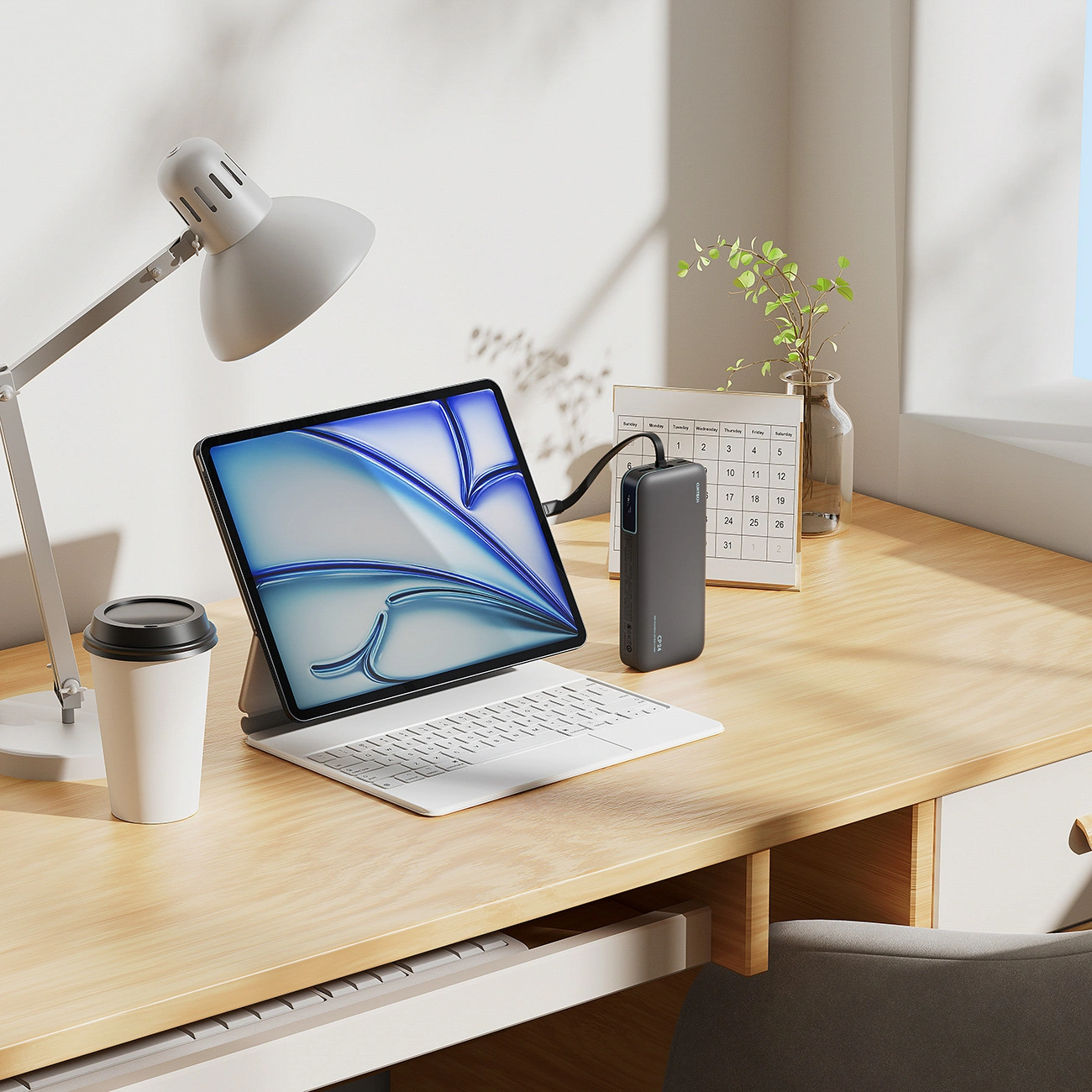 Externá batéria Cuktech LPB200N, 20000mAh, 40W, QC + PD, 1 x USB-A - 2 x USB-C, čierna