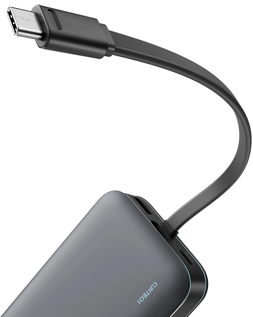 Externá batéria Cuktech LPB200N, 20000mAh, 40W, QC + PD, 1 x USB-A - 2 x USB-C, čierna
