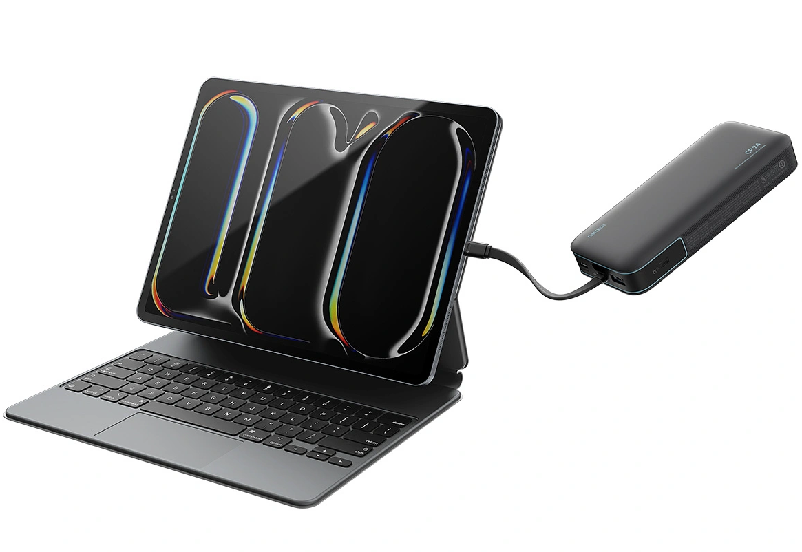 Externá batéria Cuktech LPB200N, 20000mAh, 40W, QC + PD, 1 x USB-A - 2 x USB-C, čierna
