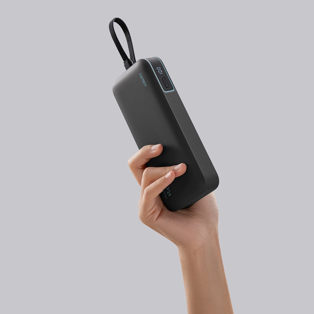 Externá batéria Cuktech LPB200N, 20000mAh, 40W, QC + PD, 1 x USB-A - 2 x USB-C, čierna