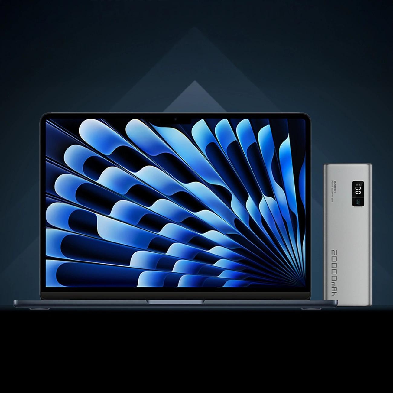 Externá batéria Cuktech P+ No.15, 20000mAh, 150W, QC + PD, 1 x USB-A - 2 x USB-C, Sivá CUKPB200GLBK