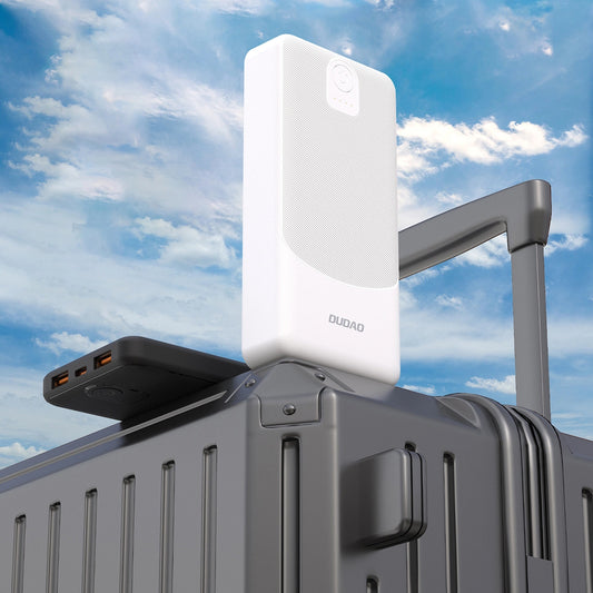 Externá batéria Dudao K10, 10000mAh, 12W, 2 x USB-A, Čierna