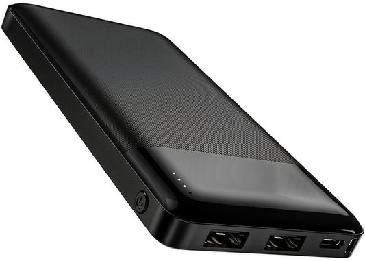 Externá batéria HOCO J72, 10000mAh, 10W, 2 x USB-A, čierna