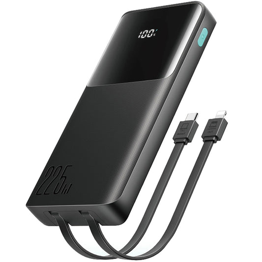 Externá batéria Joyroom JR-PBF19, 10000mAh, 22.5W, QC + PD, 1 x Lightning - 1 x USB-A - 2 x USB-C, Čierna