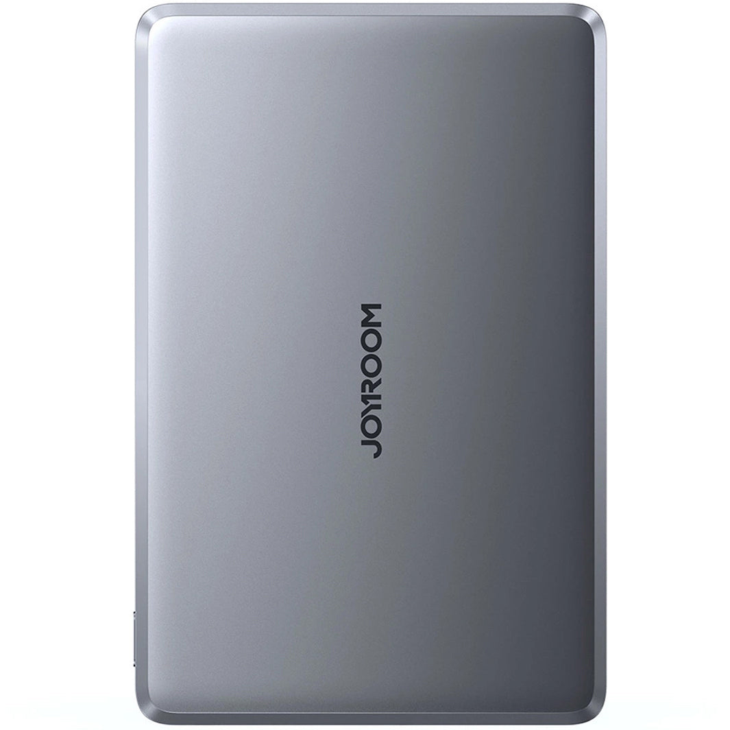 Externá bezdrôtová batéria Joyroom JR-PBM08, 5000mAh, 20W, PD + FQI, 1 x QI - 1 x USB-C, Sivá