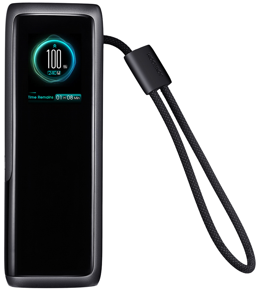Externá batéria Joyroom PODIX PR70, 25000 mAh, 240 W, QC + PD, 1 × USB-A – 3 × USB-C, čierna