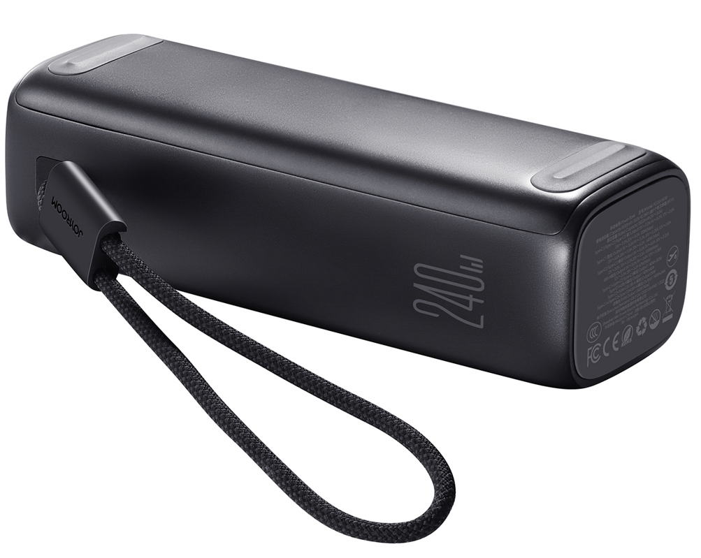 Externá batéria Joyroom PODIX PR70, 25000 mAh, 240 W, QC + PD, 1 × USB-A – 3 × USB-C, čierna