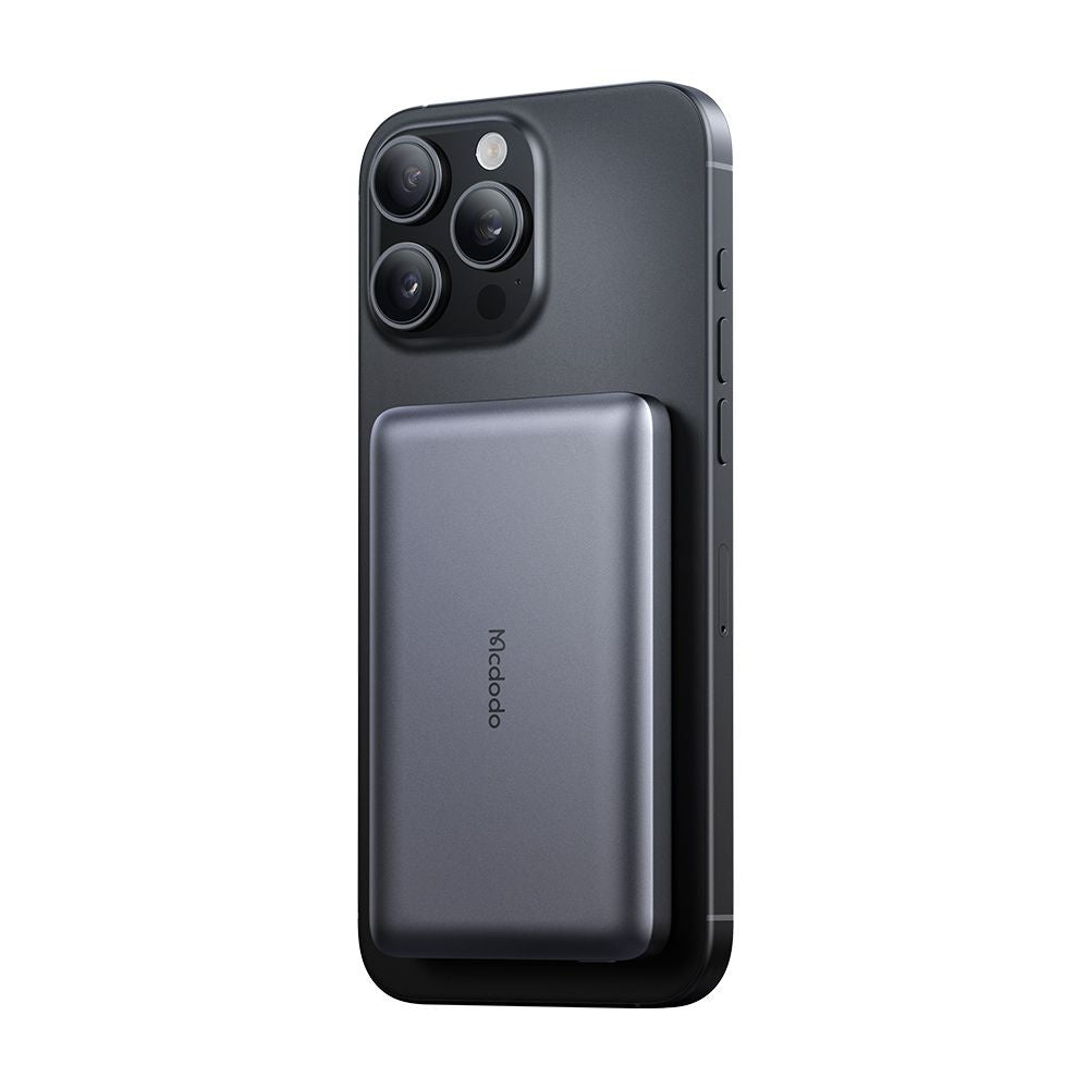 Externá bezdrôtová batéria McDodo MC-4651 Meta, 10000mAh, 20W, PD + FQI, 1 x QI - 1 x USB-C, Čierna